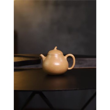 宜興紫砂壺原礦生砂本山全純手工段泥茄瓜壺家用小號茶具壺