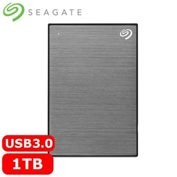 Seagate希捷 One Touch 1TB 2.5吋行動硬碟 太空灰 (STKY1000404)