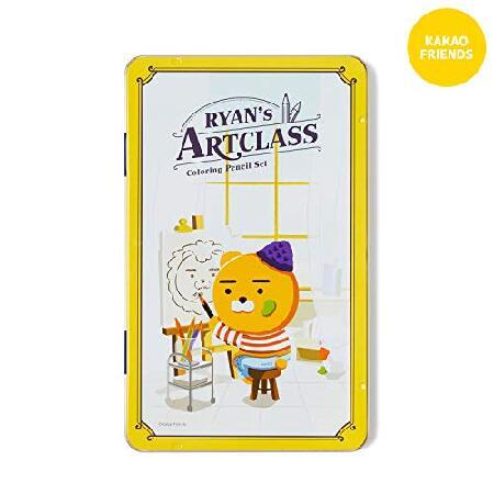 KAKAO FRIENDS オフィシャル Ryan's Art Class 色鉛筆 12色セット