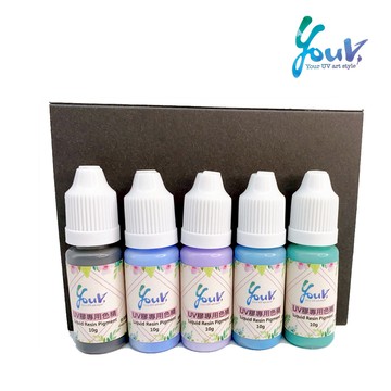 【YouV】夢幻美甲色精5色入-冷色系