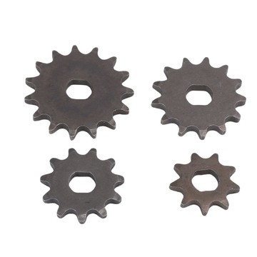 【Lixada】 4PCS 滑板車電機鏈輪 T8F 15T 13T 11T 9T H 孔金屬發動機小齒輪更換 47cc