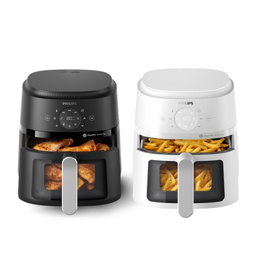 送好禮【Philips飛利浦】4.2L 星樂視透視海星氣炸鍋 白色 (NA221/10)