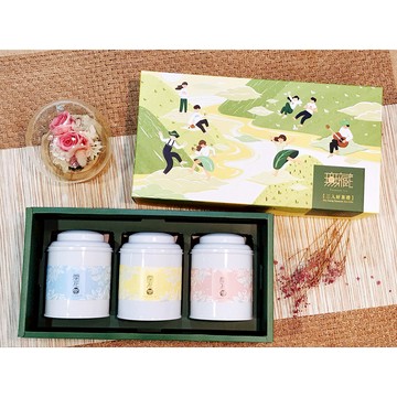 獻給無私奉獻的你【無藏茗茶】工藝花茶 開花茶 - 綜合3入大罐裝精美禮盒 長輩送禮 送家人 好友 感謝有你 有你真好 植物 療癒 花 舒心