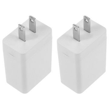 C-Star AC充電器 1A 攜帶電話用  白色  2個