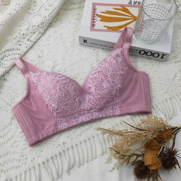 【曼黛瑪璉】無鋼圈內衣 B-D罩杯(雅痞粉)