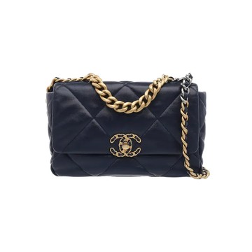 CHANEL AS1160 19包 26CM (2021) 深藍