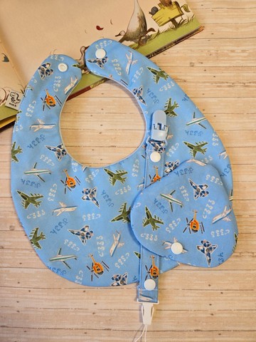 飛機 平安福袋 奶嘴套鍊組