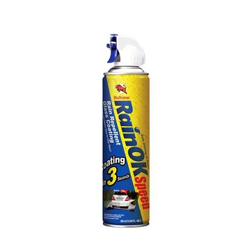 【車百購】 勁牛王 Bullsone RainOK快速3秒玻璃防水噴霧 380ml 玻璃鍍膜 撥水劑 免雨刷 防撥水