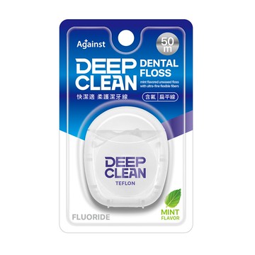 快潔適柔護潔牙線-含氟扁平線50m