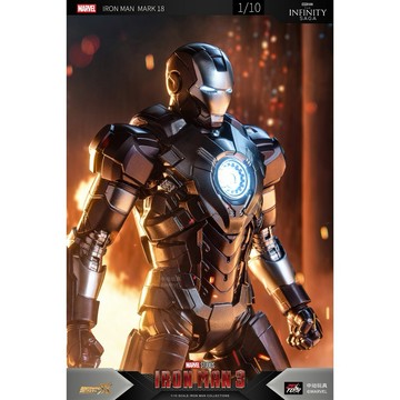 【野獸國】鋼鐵人 Mark 18 7吋可動人偶｜ZD TOYS 中動