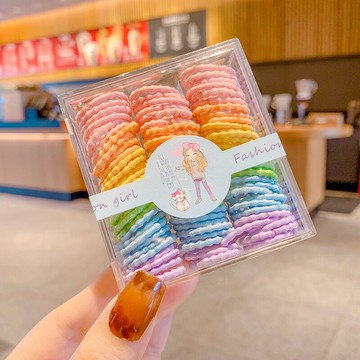 彩色皮筋女兒童不傷發小號發圈網紅女童頭繩女寶寶扎馬尾發繩頭飾