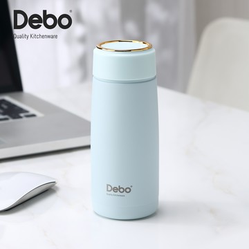 Debo 真空保溫杯 300ml 月牙藍 316不鏽鋼