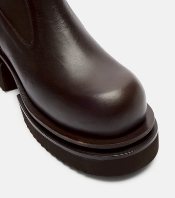 Rick Owens Beatle 60 leather platform Chelsea boots