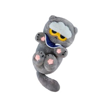 G-Dragon ZOA 灰色小貓 中隻 側躺 ZNF毛絨玩偶 GD 8800312349765