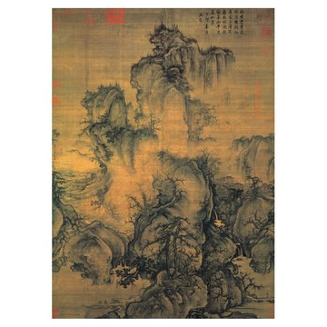 HUNDRED PICTURES 百耘圖 宋 郭熙 拼圖 53 x 38cm 3歲以上適用 487g  520片  早春圖  1盒