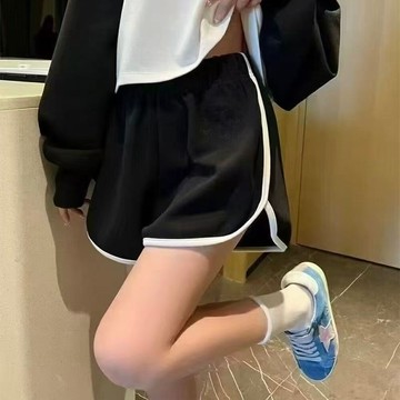 BB CHUBBY 獨家自訂 大尺碼休閒運動短褲 加大尺碼真理褲 運動休閒線條短褲 大尺碼休閒褲 休閒滾邊短褲 運動短褲