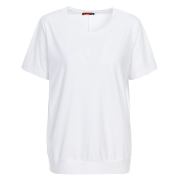 沁涼吸排後剪接上衣-純白(女265144540)