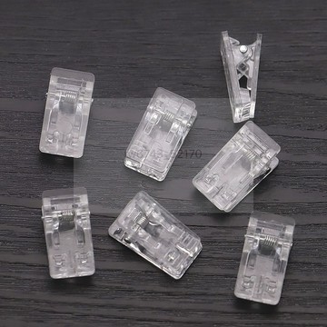 熱塑片 DIY熱縮片 手工DIY配件 熱縮片 PP夾 加厚亞克力迷你夾子 自製胸卡夾資料彈簧夾