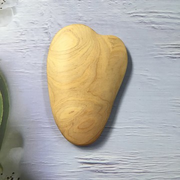 台灣檜木臉部按摩刮痧板 編號F22