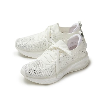 Sabon針織碎鑽輕量舒壓空氣休閒鞋 白色 (10296629)