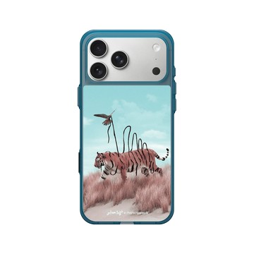 iPhone 17 Pro Max Clear (相機按鈕) 夜幕藍 - Julien Tabet - Dexterity (AirPods)