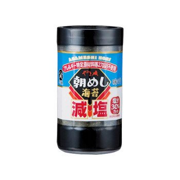 やま磯 減塩朝めし海苔味カップ 8切32枚入×40本セット(代引・同梱不可)