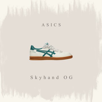 ASICS SKYHAND OG 白綠 焦糖底 EVA緩震 舒適 休閒 中性鞋款 1203A451-102
