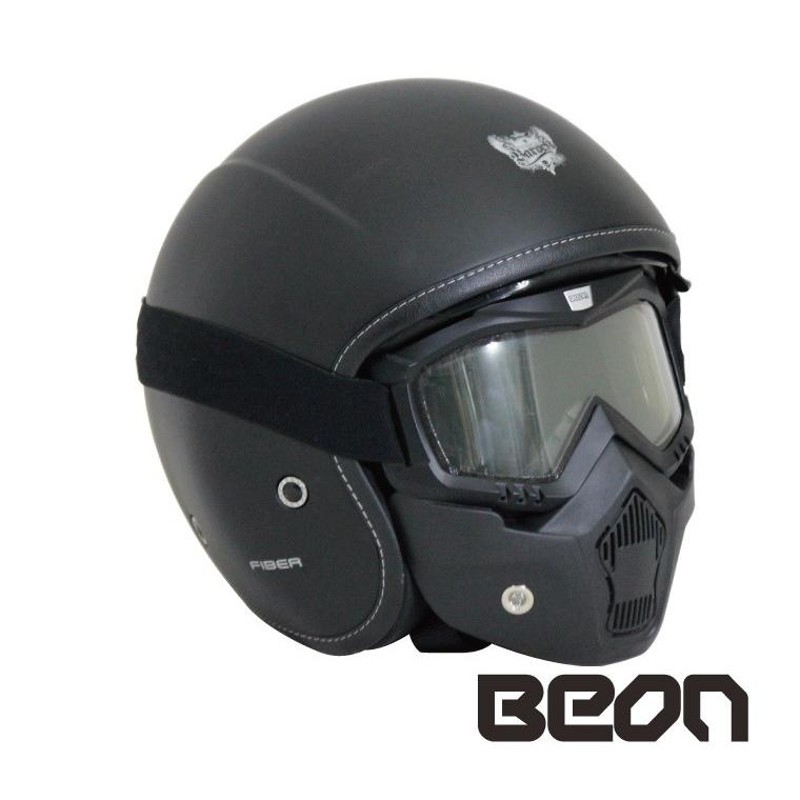 BEON フェイスマスク取り外し可能オープンフェイス オートバイ ハーフ ヘルメット用 | LINEブランドカタログ