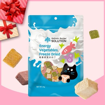【耐吉斯】貓用凍乾-能量蔬果羊奶丁 24克(貓零食)