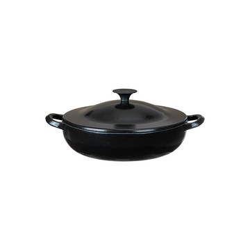 SHIMOYAMA 鑄鐵琺瑯鍋/海鮮燉飯鍋(IH爐可用)-26cm