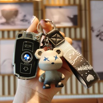 適用寶馬插入式鑰匙套老款X1扣3系320i殼5系X5X6E90汽車7包z4保護