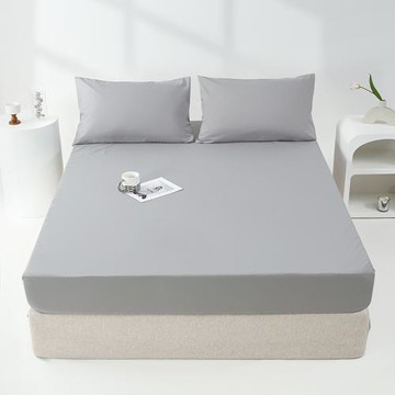 新品臺灣床包純色防水床笠隔尿透氣席夢思床保護套防塵罩