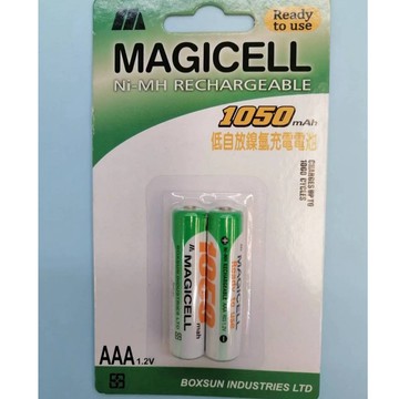 MAGICELL 低自放鎳氫 充電電池 1.2V 4號 1050mAh WT-CA4/3號 2700mAh WT-CA3