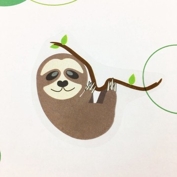 樹懶貼紙 小 單張販售