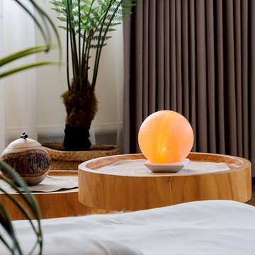 ONELIVINGS VESSEL |舟| 喜馬拉雅鹽燈 – SPHERE (15cm)