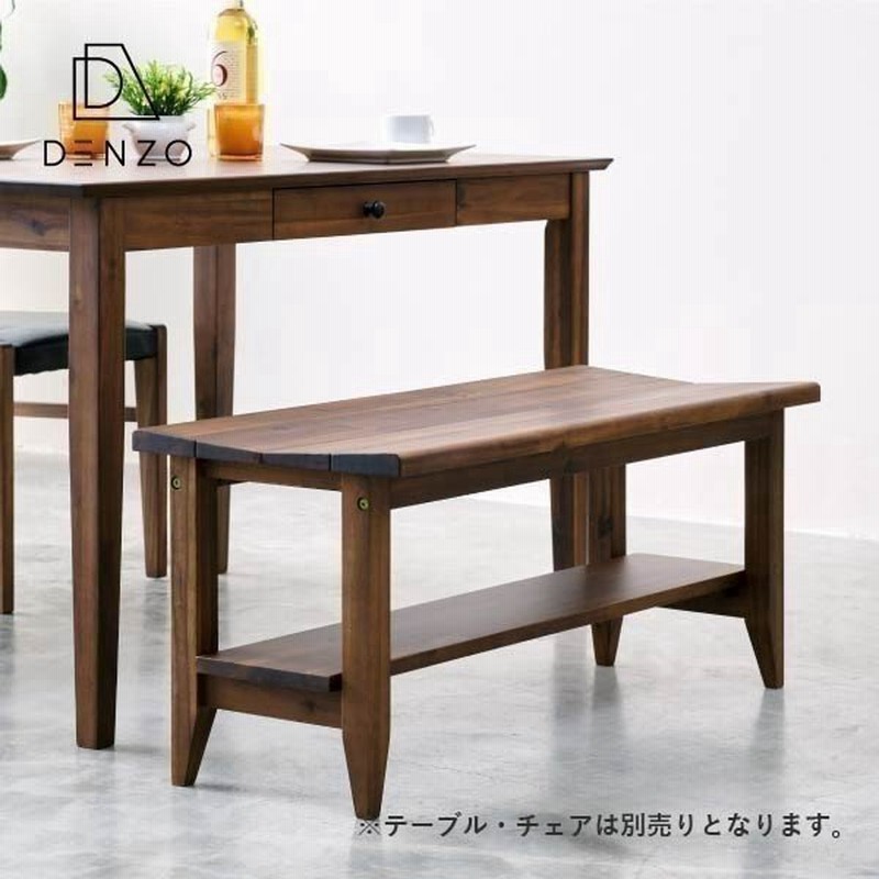 ダイニングベンチ 単品 ベンチ 椅子 アカシア 無垢 木製 収納棚板 ダイニング おしゃれ リティオ ダイニングベンチ Isseiki 通販 Lineポイント最大0 5 Get Lineショッピング