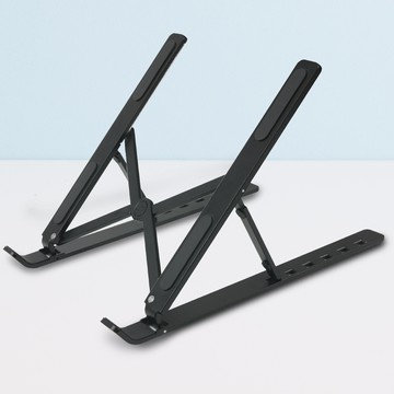 Home Planet 可折疊式便攜式鋁製筆記型電腦支架 (含便攜收納袋)  黑色  CP-LS03  1個