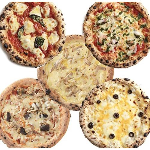 PIZZAREVO冷凍ピザ（約２３ｃｍ）人気５種類５枚セット (極マルゲリータ 海鮮トマトバジル