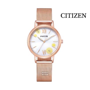 【CITIZEN】Wicca KP5-166-21 少女系列 光動能女錶 30.2mm 公司貨