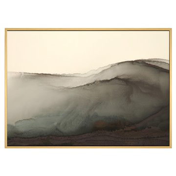 BOLUO GALLERY 菠蘿選畫所 掛畫 彩墨流水 CCIP4605D  59.4 x 42cm  木色