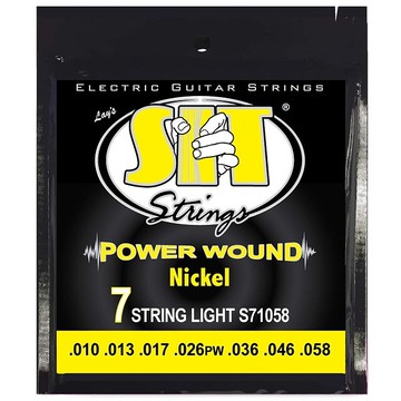 美國製 sit 09-54/10-58/10-60 鎳纏繞 七弦 電吉他弦 音色持久 耐用