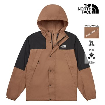 男款棕色WINDWALL防風防曬外套｜8DGD58W