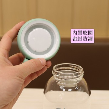 萌萌牛奶杯帶茶隔玻璃杯高硼硅學生軟妹水杯男女士情侶杯子帶提繩