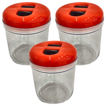 LM 力銘 百吉筒 4號 家庭用 台灣製造  3個容器 + 3個蓋子  3個