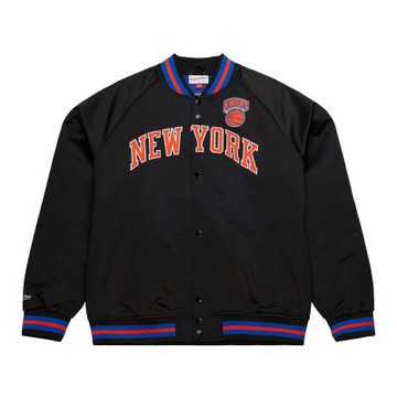 Mitchell & Ness NBA LIGHTWEIGHT SATIN JACKET VINTAGE LOGO KNICKS 男 其他外套 SJKT6296-NYKYYPPPBLCK