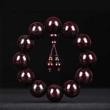 (免運)普陀山正宗印度小葉紫檀手串滿金星2.0檀木文玩佛珠108顆男女手鏈