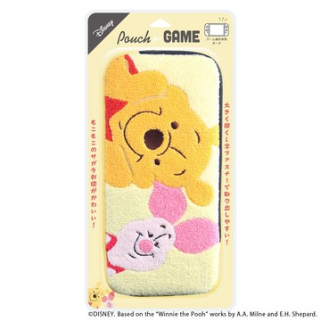 【Nintendo 任天堂】PGA 迪士尼 NS2 Switch 2 毛巾繡 收納包【小熊維尼】