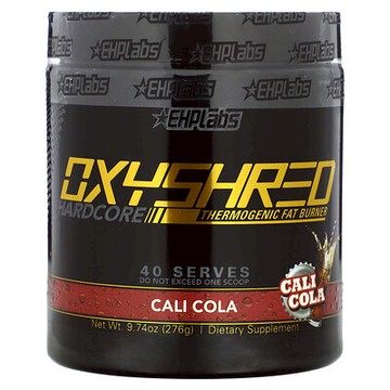 EHPlabs, Oxyshred Hardcore，生熱燃脂劑，Cali Cola，9.74 盎司（276 克）