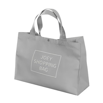 E City 牛津布超大容量購物收納包 防水材質  灰色  1個