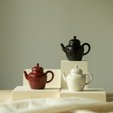 『百貨屋二號』粉引茶壺侘寂風陶瓷茶具日式家用手工泡茶壺單壺大容量煮茶喝茶壺